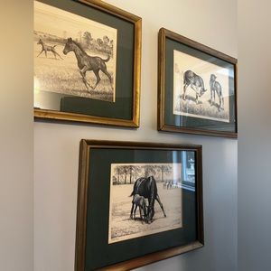 CLARENCE WILLIAM ANDERSON THREE LITHOGRAPHS